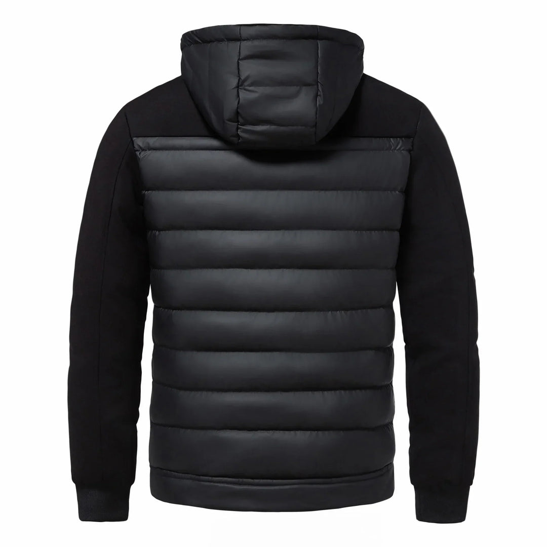 Mr. Black Hooded Cardigan Jacket